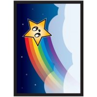 Legion Matte Small Sleeves - Rainbow Star (60 Sleeves)