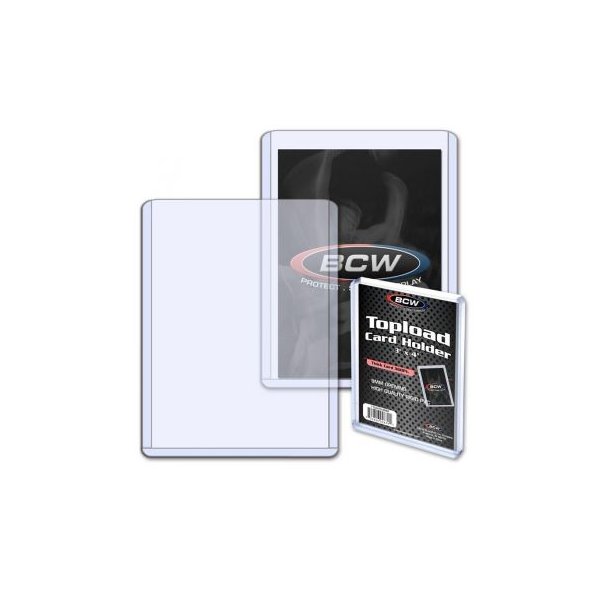 BCW Super Thick Toploader 3x4 Zoll 360PT (extrem dicke Schutzh&uuml;lle)