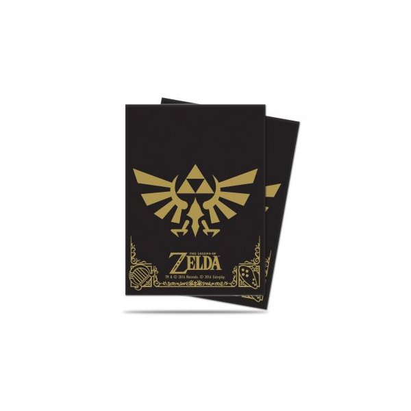 Ultra Pro The Legend of Zelda: Black &amp; Gold Sleeves (65 Sleeves)