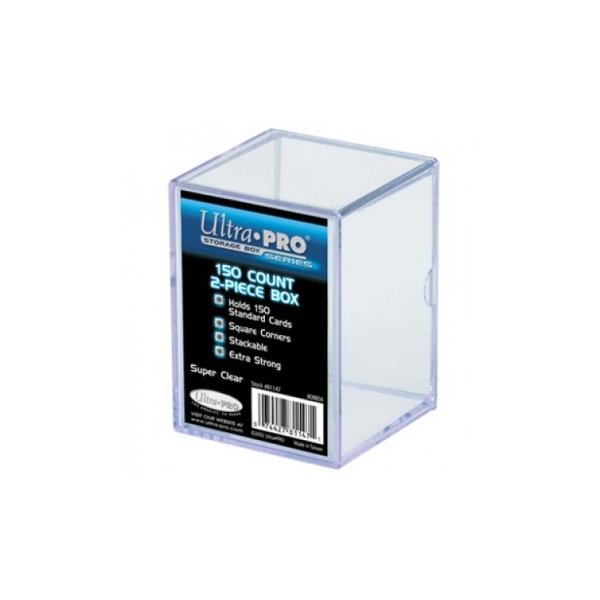 Ultra Pro 2-Piece Storage Deck Box f&uuml;r 150 Karten Clear - extrem stabil!