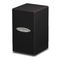 Ultra Pro Satin Tower Deck Box - Black (Schwarz)