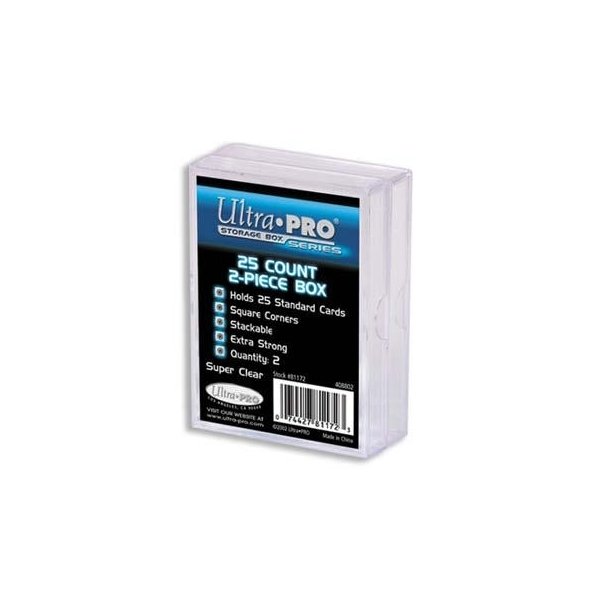 Ultra Pro 2-Piece Storage Box f&uuml;r 25 Karten (2 Boxen)