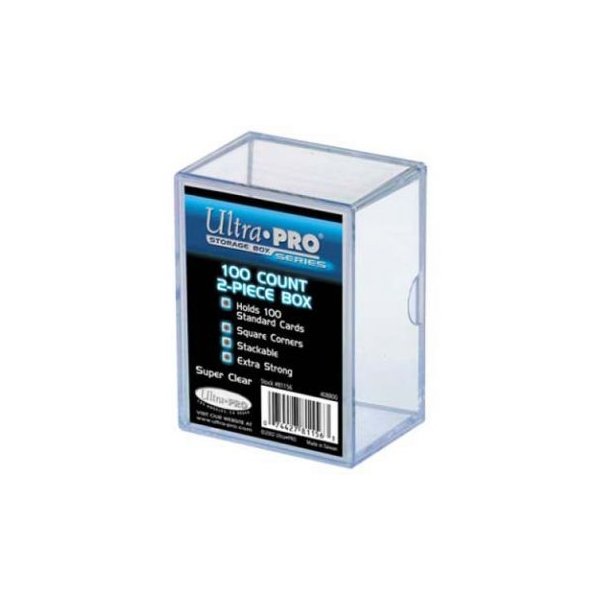 Ultra Pro 2-Piece Storage Box f&uuml;r 100 Karten Clear