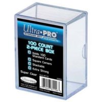 Ultra Pro 2-Piece Storage Box für 100 Karten Clear
