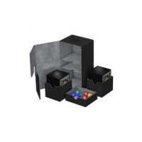 Ultimate Guard Twin Flip´n´Tray Deck Case 200+ Standardgröße XenoSkin Schwarz
