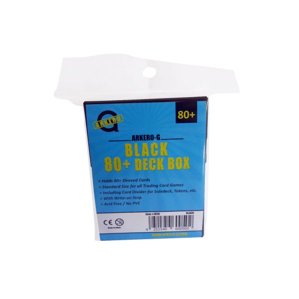 Arkero-G Deck Box Schwarz (inkl. Kartentrenner)