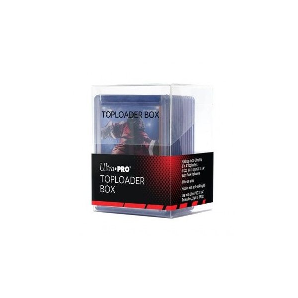 Ultra Pro Toploader Card Box (Clear)