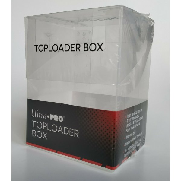 Ultra Pro Toploader Card Box (Clear)
