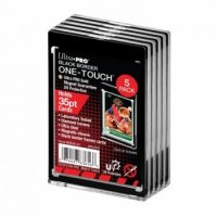 Ultra Pro Black Border Holder - UV One Touch Magnetic Holder 35PT (5-Pack)