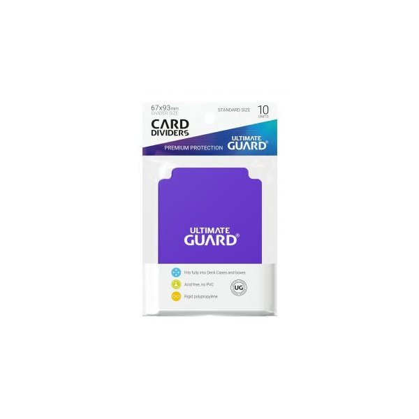Card Dividers Ultimate Guard Kartentrenner 10 St. Standardgröße Transparent 