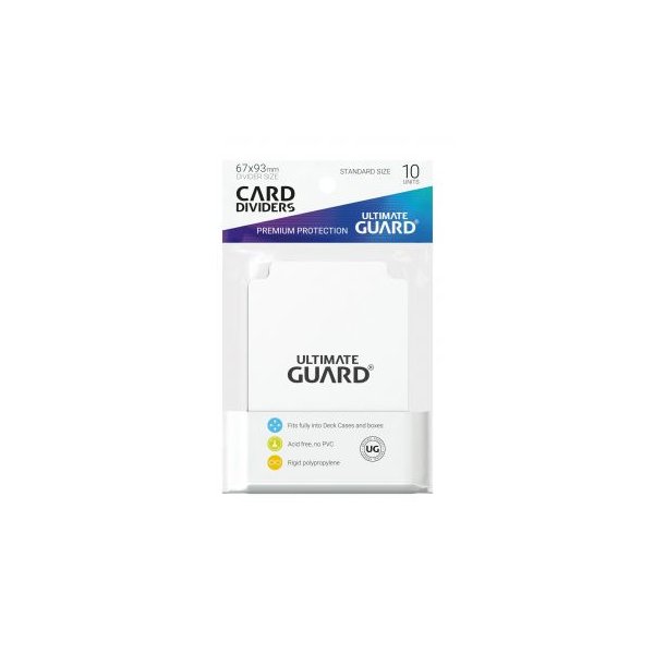 Ultimate Guard Kartentrenner Standardgr&ouml;&szlig;e Wei&szlig; (10)