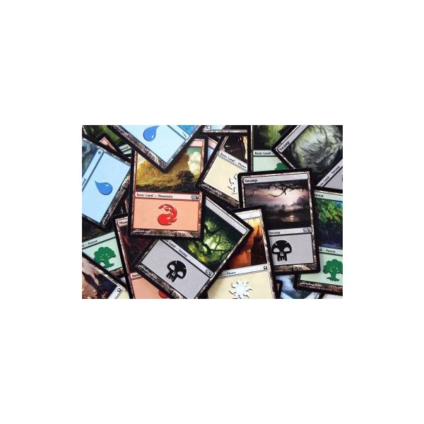 300 Magic Standardl&auml;nder / Basic Lands Mega Set (je 60x Sumpf, Insel, Ebene, Gebirge, Wald)