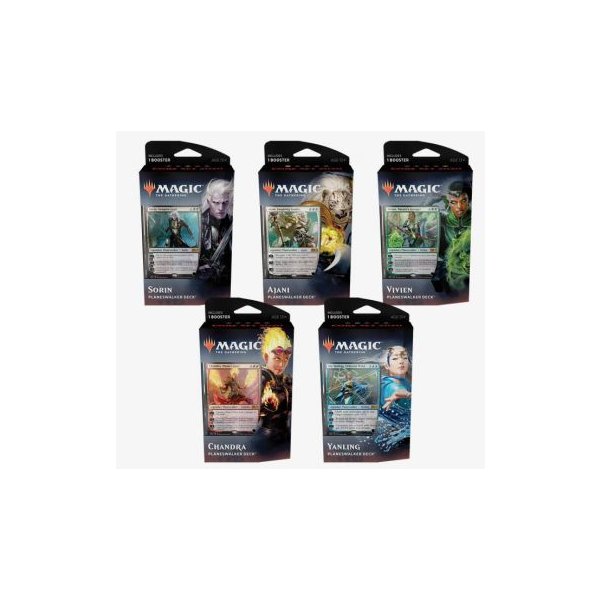 Magic Core Set 2020 Planeswalker Decks (alle 5 Decks, englisch)