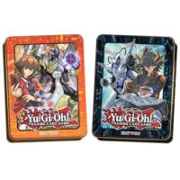 Yugioh Mega Tins 2018 beide Boxen: Jaden und Yusei