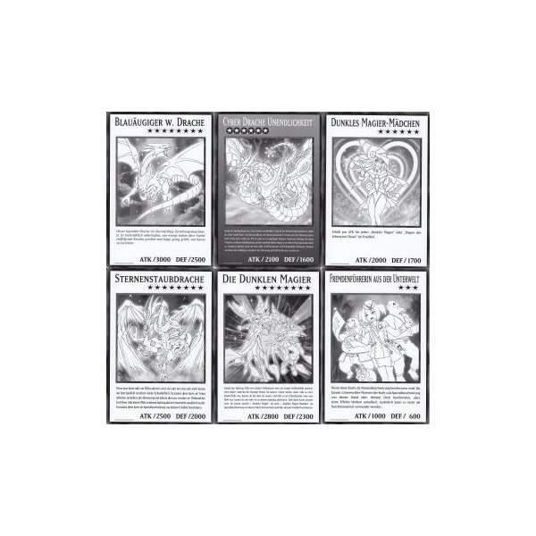 Alle 6 Duel Overload Oversized Karten (XXL Jumbo-Karten)