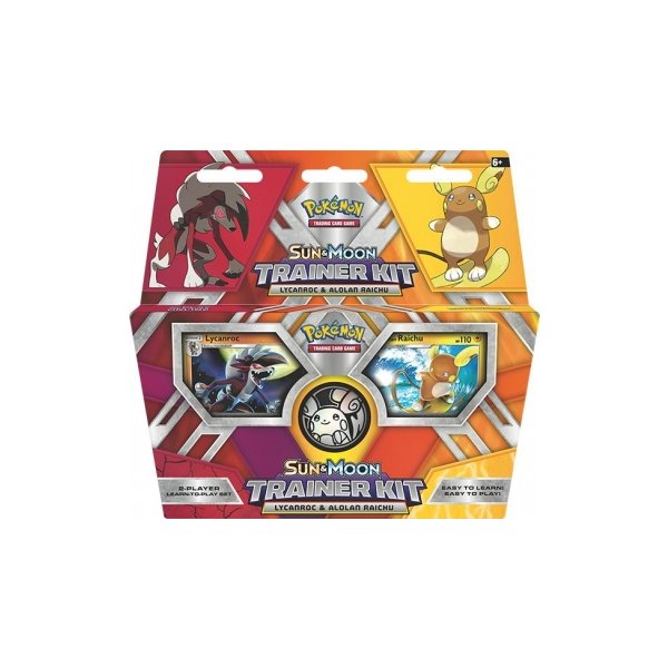 Pokemon Sun and Moon Trainer Kit Lycanroc &amp; Alolan Raichu (englisch)
