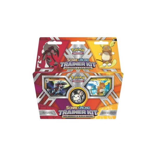 Pokemon Sonne und Mond Trainer Kit Wolwerock &amp; Alola Raichu