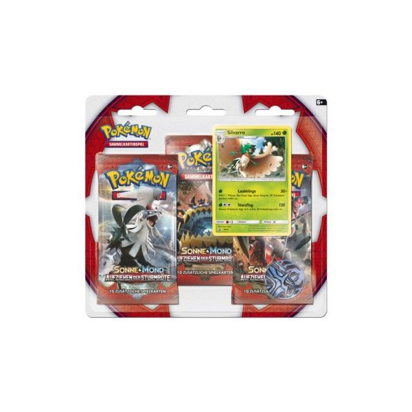 Pokemon Aufziehen der Sturmr&ouml;te 3-Pack Blister (deutsch)