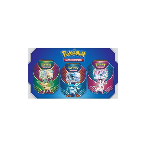 Alle 3 Pokemon Herbst Tins 2018: Folipurba GX, Glaziola GX und Feelinara GX