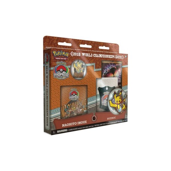Pokemon World Champion Deck 2018 Buzzroc (Naohito Inoue) B-Ware