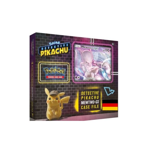 Pokemon Meisterdetektiv Pikachu Fallakte Glurak GX Kollektion Box Deutsch NEU 