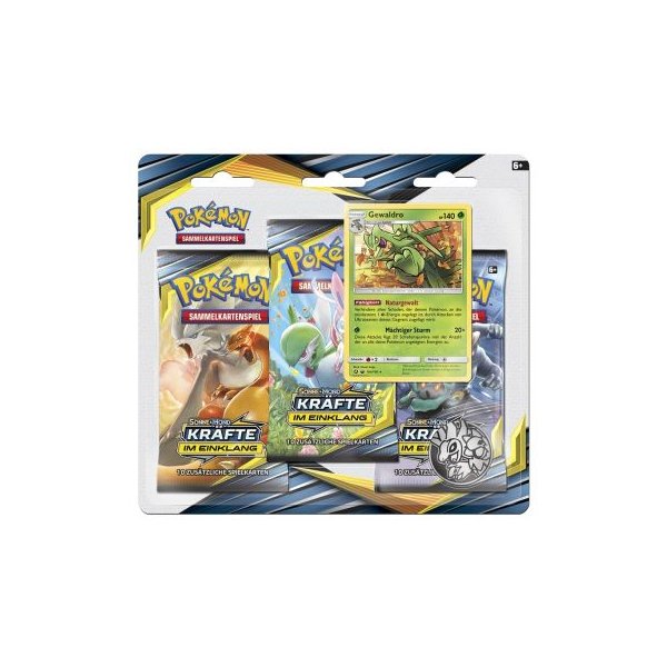 Sonne und Mond: Kr&auml;fte im Einklang 3-Pack Blister *SELTEN*