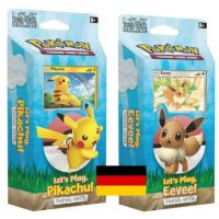 Let's Play Themendecks Pikachu & Evoli (alle 2 Decks, deutsch)