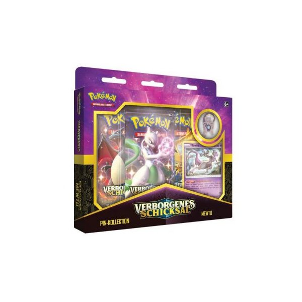 Verborgenes Schicksal Mewtu Pin Kollektion (deutsch) *ABSOLUTE RARIT&Auml;T*