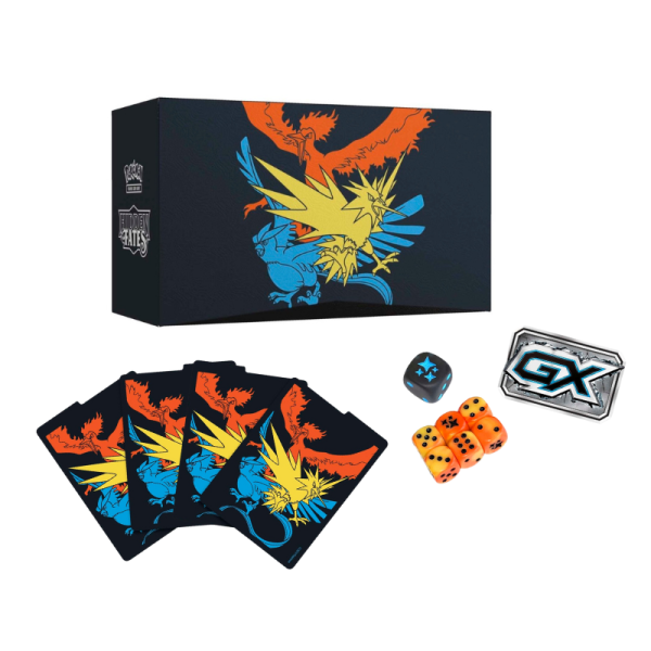 Verborgenes Schicksal/Hidden Fates Trainer Box + W&uuml;rfel + Schadensmarken + Kartentrenner