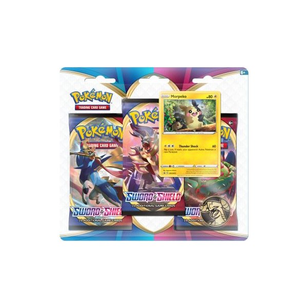 Pokemon Sword &amp; Shield 3-Pack Blister (englisch)