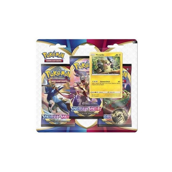 Pokemon Schwert &amp; Schild 3-Pack Blister