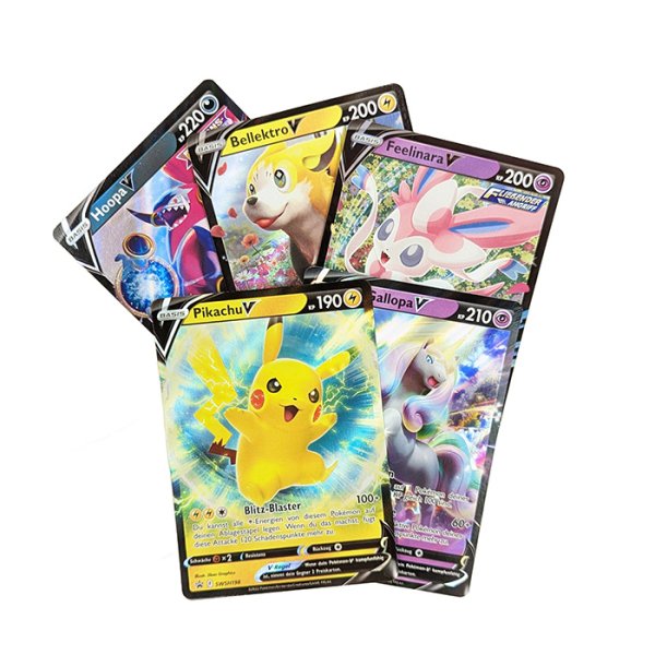 5 unterschiedliche V Karten aus den Schwert &amp; Schild Serien auf deutsch - Sonderpreis!