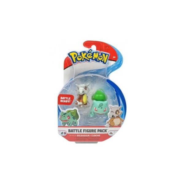 Bisasam &amp; Tragosso 5 cm - Pokemon Battle Figuren von WCT