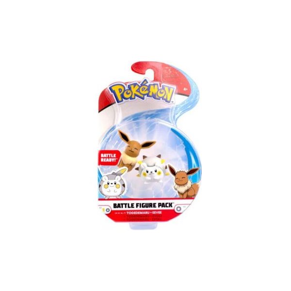 Togedemaru &amp; Evoli 5 cm - Pokemon Battle Figuren von WCT