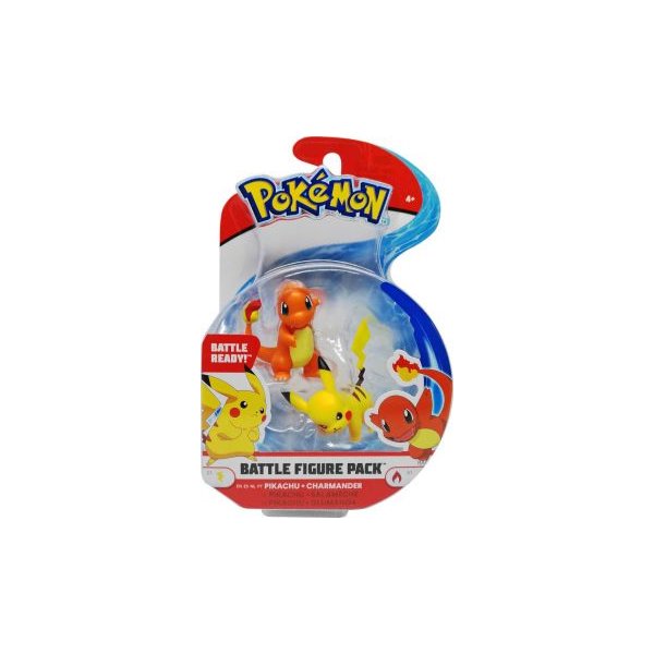 Pikachu &amp; Glumanda 5 cm - Pokemon Battle Figuren von WCT