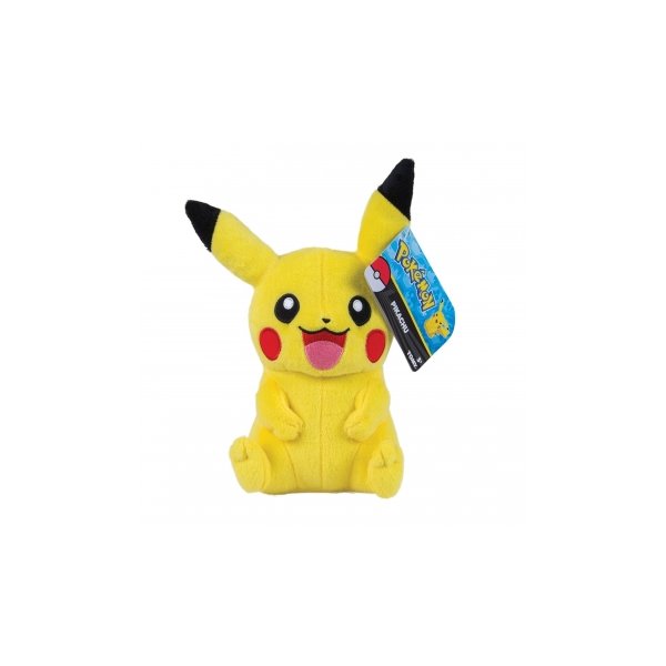 Pikachu Pl&uuml;schfigur 20 cm - Pokemon Stofftier von Tomy (Wave 4)