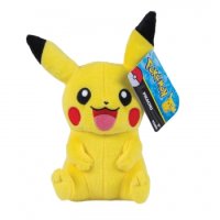 Pikachu Plüschfigur 20 cm - Pokemon Stofftier von Tomy (Wave 4)