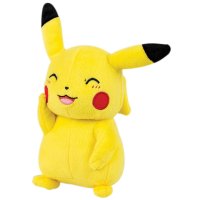 Pikachu (l&auml;chelnd) Pl&uuml;schfigur 20 cm - Pokemon Kuscheltier von Tomy