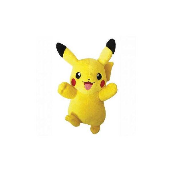 Pikachu (l&auml;chelnd) Pl&uuml;schfigur 20 cm - Pokemon Kuscheltier von Wicked Cool Toys