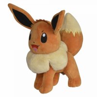 Evoli Plüschfigur 20 cm - Pokemon Kuscheltier von Wicked Cool Toys