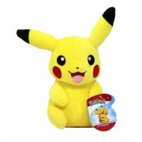Pikachu (fröhlich) Plüschfigur 20 cm - Pokemon Kuscheltier von Wicked Cool Toys