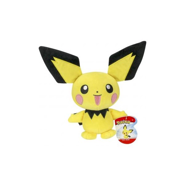 Pichu Pl&uuml;schfigur 20 cm - Pokemon Kuscheltier von Wicked Cool Toys