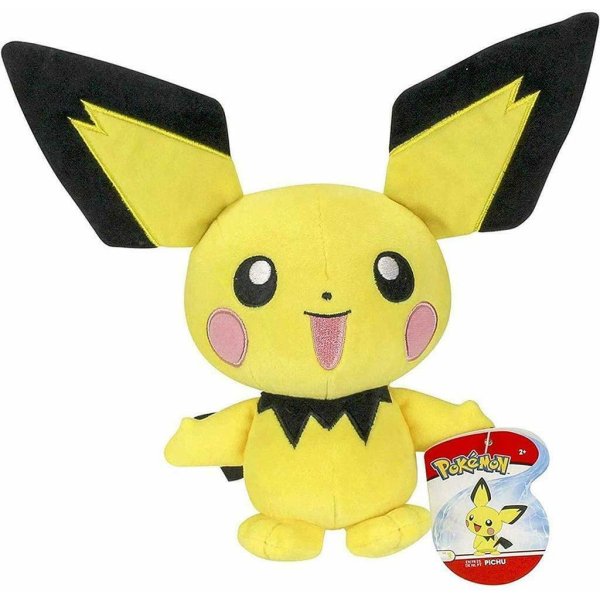 Pichu Pl&uuml;schfigur 20 cm - Pokemon Kuscheltier von Wicked Cool Toys