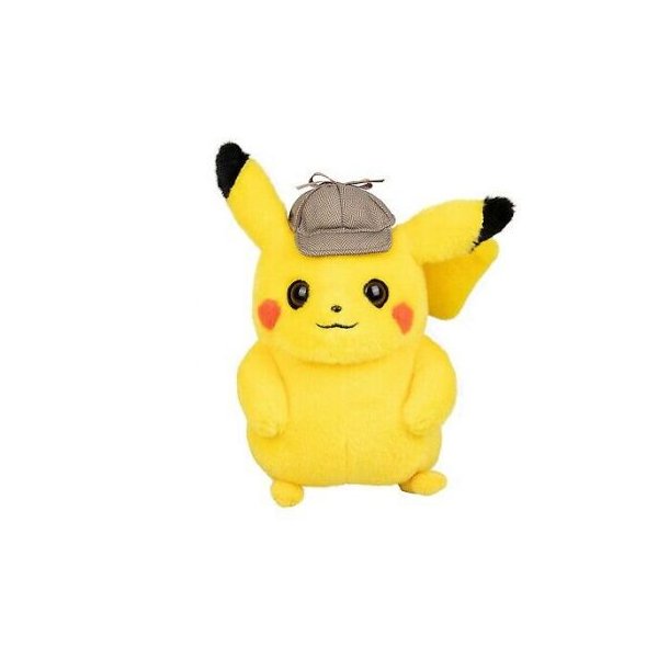 Meisterdetektiv Pikachu Pl&uuml;schfigur 20 cm - Pokemon Kuscheltier von Wicked Cool Toys