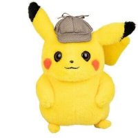 Meisterdetektiv Pikachu Pl&uuml;schfigur 20 cm - Pokemon Kuscheltier von Wicked Cool Toys