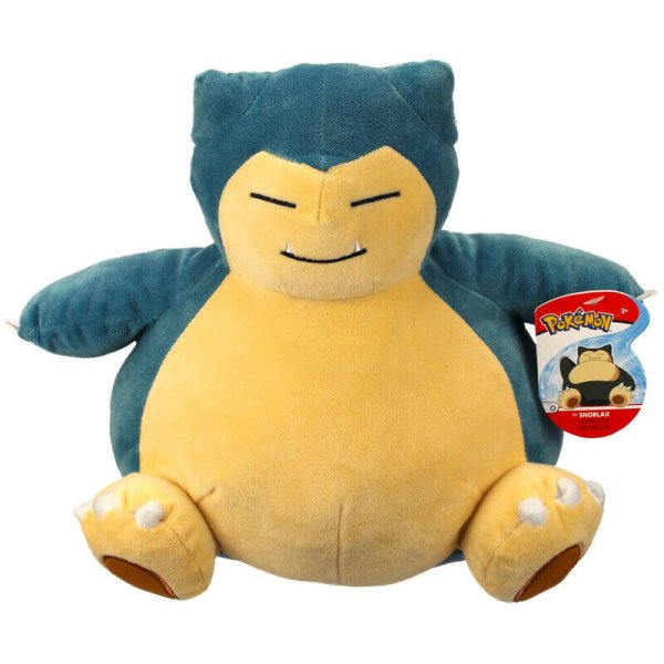 Relaxo Pl&uuml;schfigur 30 cm - Pokemon Kuscheltier von Wicked Cool Toys