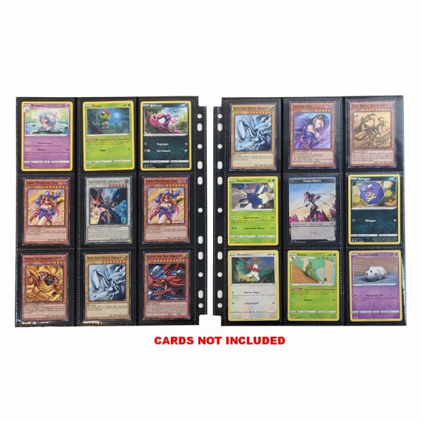 Arkero-G 50 Premium 18-Pocket Pages Schwarz (50 Seiten)