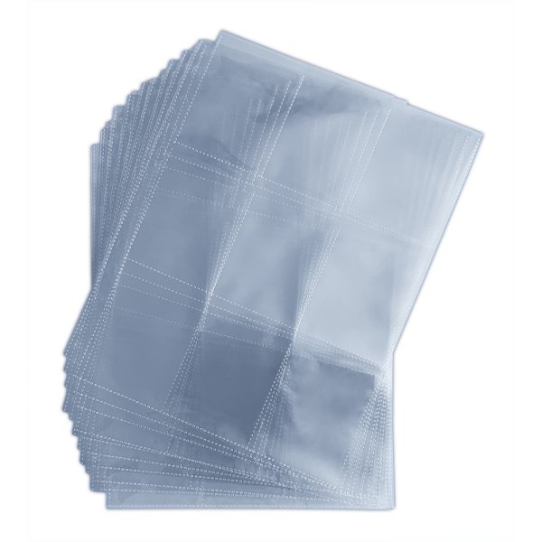Arkero-G 10 Premium 9-Pocket Pages (10 Seiten) - f&uuml;r Karten in Standardgr&ouml;&szlig;e (z.B. Pokemon, Magic)