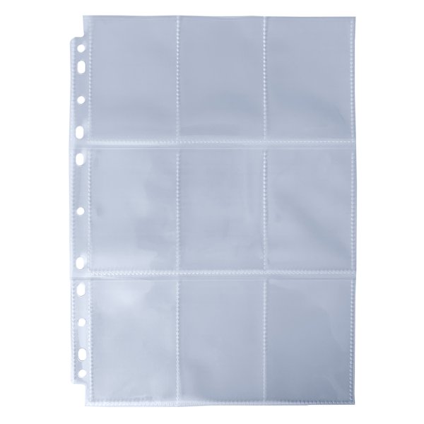 Arkero-G 100 Premium 9-Pocket Pages (100 Seiten) - f&uuml;r Karten in Standardgr&ouml;&szlig;e (z.B. Pokemon, Magic)