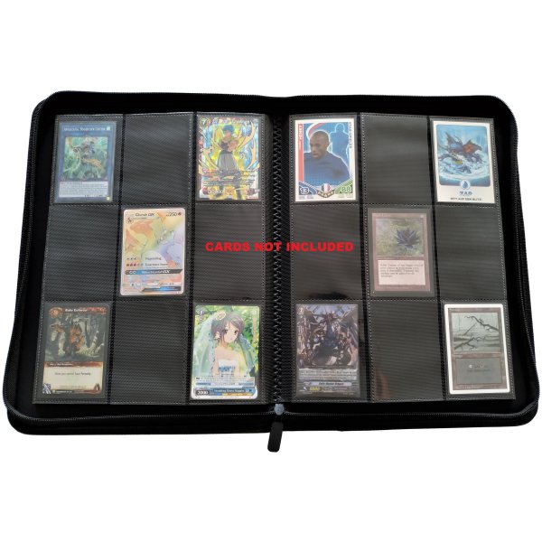 Arkero-G Premium 9-Pocket Zip Album - Schwarz